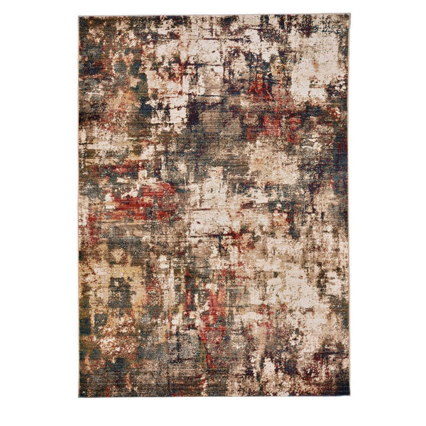 Alden-Abstract Multi Machine Woven Rug Rectangle image