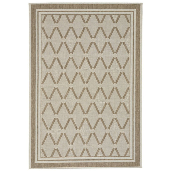 Finesse-Lattice Barley Machine Woven Rug Rectangle image