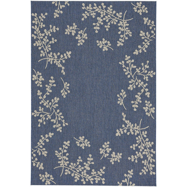 Finesse-Winterberry Capri Blue Machine Woven Rug Rectangle image