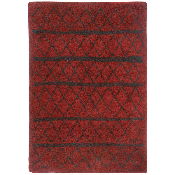 Tangier Red Machine Woven Rug Rectangle image