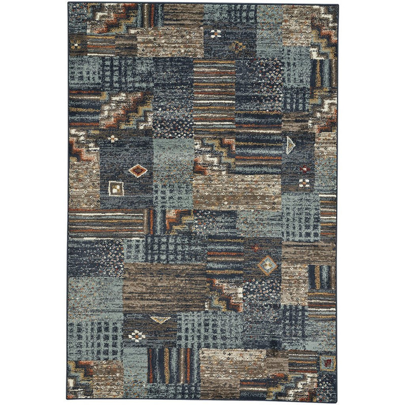 Beckett-Panel Multi Machine Woven Rug Rectangle image