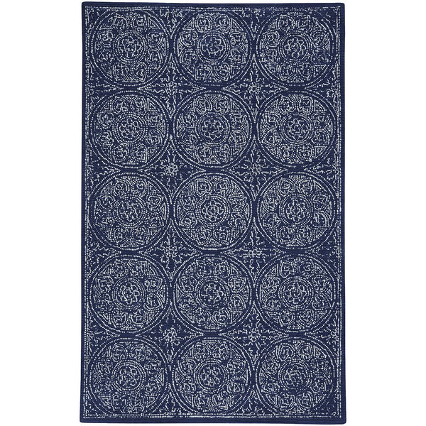 Callista Navy Hand Tufted Rug Rectangle image