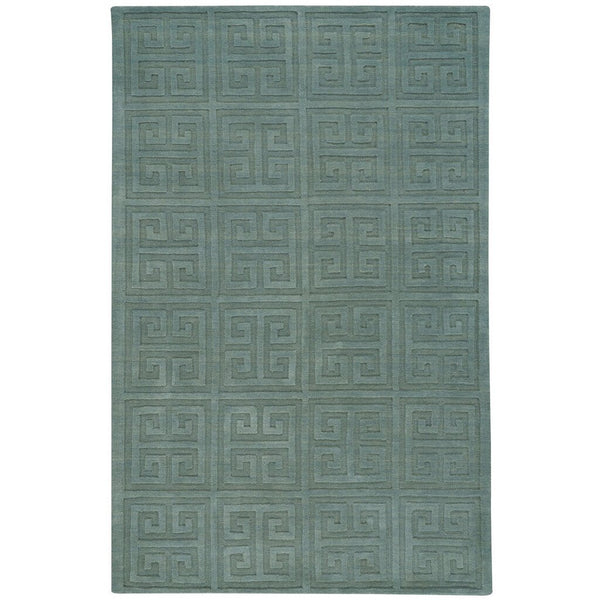 Arcade-Stamp Lt. Green Hand Loomed Area Rug Rectangle image